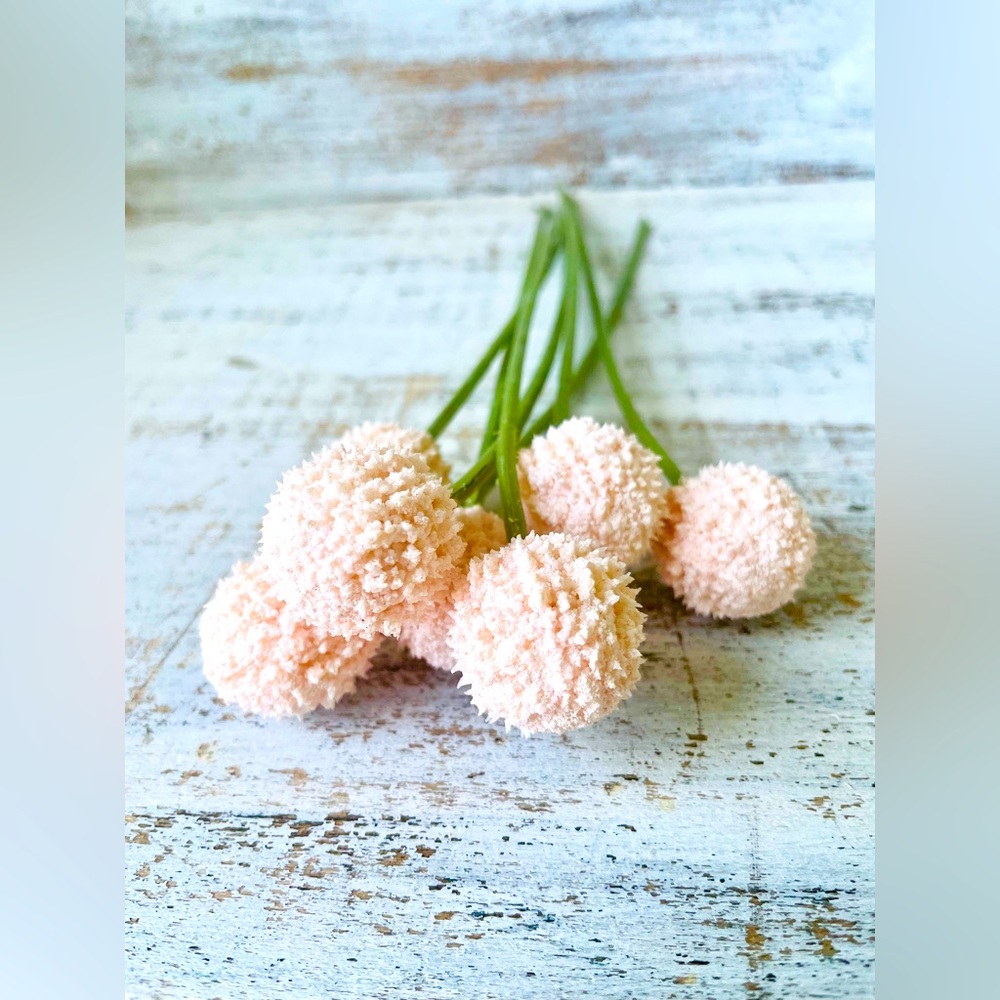 *Pink Billy Ball Country Flower Bouquet
